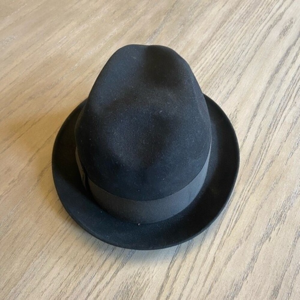 Vintage Resistol 990 Self Comforting Black Fedora Hat